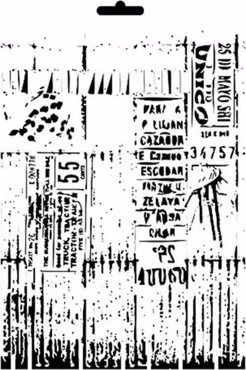 MIX MEDİA STENCIL MA SERİSİ MA04 21X29