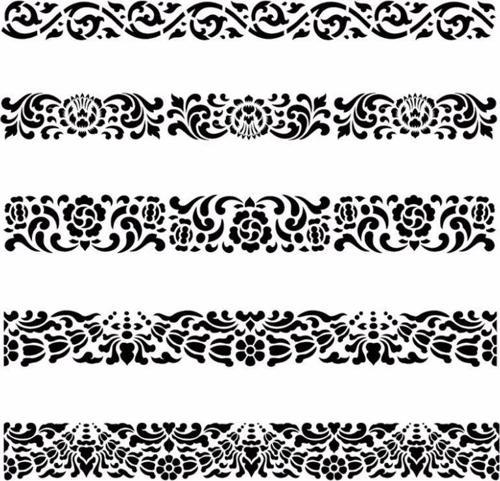 HOME DECOR MİNİ STENCIL HDM-197 25X25