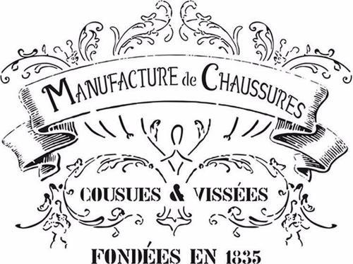 HOME DECOR MİNİ STENCIL HDM-22 25X25