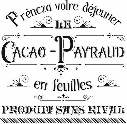 HOME DECOR MİNİ STENCIL HDM-26 25X25