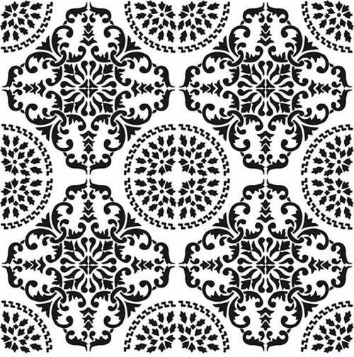 HOME DECOR MİNİ STENCIL HDM-84 25X25