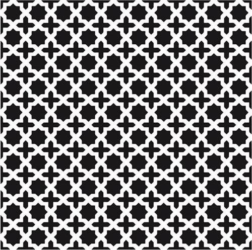 HOME DECOR MİNİ STENCIL HDM-92 25X25