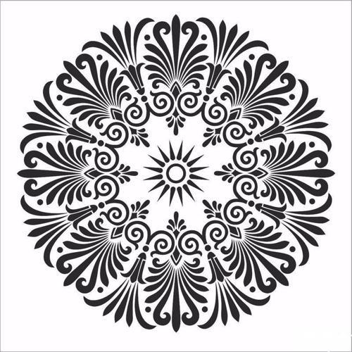 HOME DECOR STENCIL HD-114 45X45