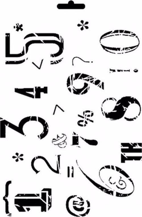 MIX MEDİA STENCIL MA SERİSİ MA58 21X29