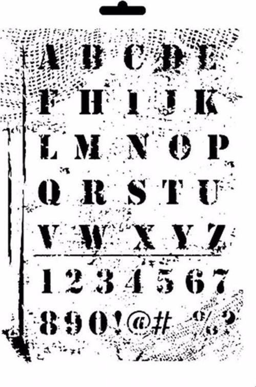 MIX MEDİA STENCIL MA SERİSİ MA59 21X29