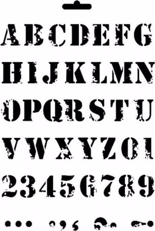 MIX MEDİA STENCIL MA SERİSİ MA61 21X29