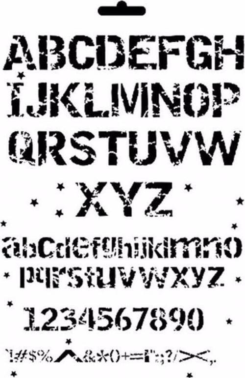 MIX MEDİA STENCIL MA SERİSİ MA62 21X29