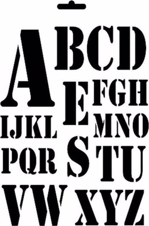 MIX MEDİA STENCIL MA SERİSİ MA63 21X29