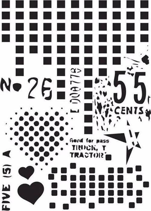 MIX MEDİA STENCIL MA SERİSİ MA77 21X29