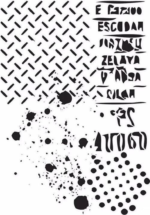 MIX MEDİA STENCIL MA SERİSİ MA78 21X29