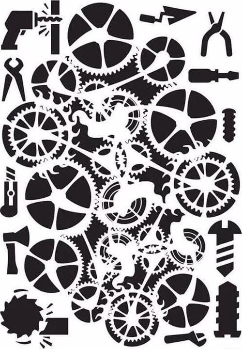 MIX MEDİA STENCIL MA SERİSİ MA82 21X29