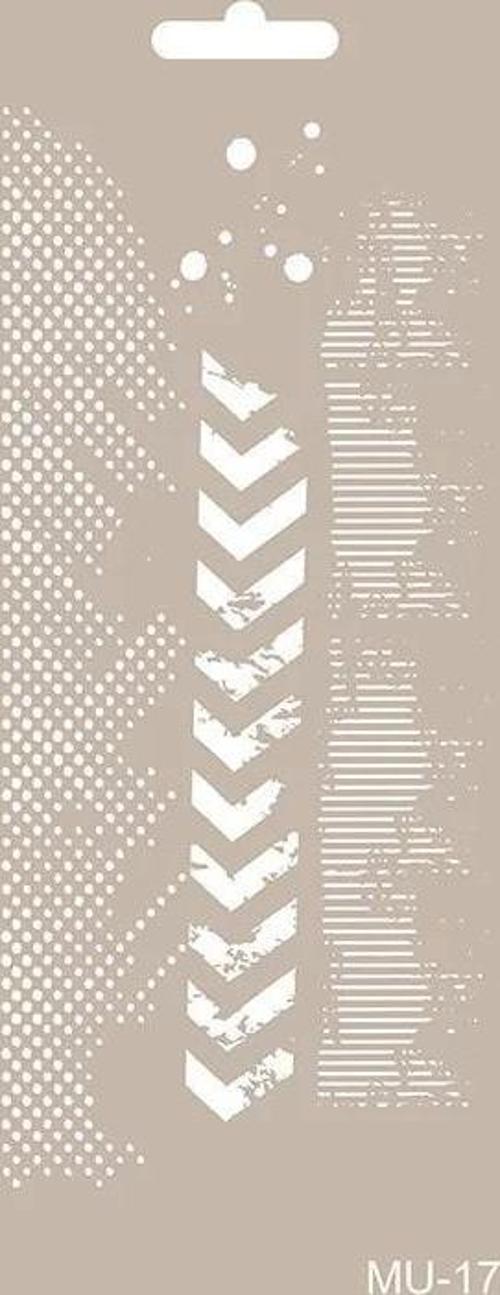 MIX MEDİA STENCIL MU SERİSİ MU17 10X25