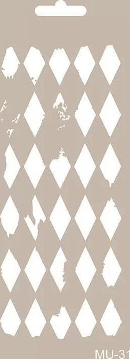 MIX MEDİA STENCIL MU SERİSİ MU31 10X25