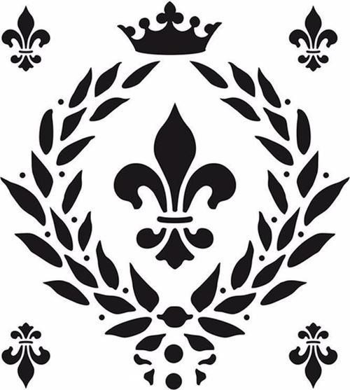 HD005 Home Dekor Stencil 45x45