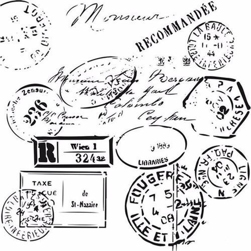 HD011 Home Dekor Stencil 45x45