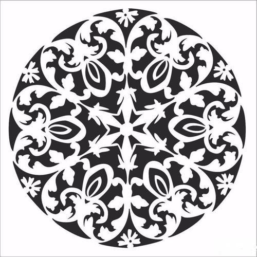 HD111 Home Dekor Stencil 45X45