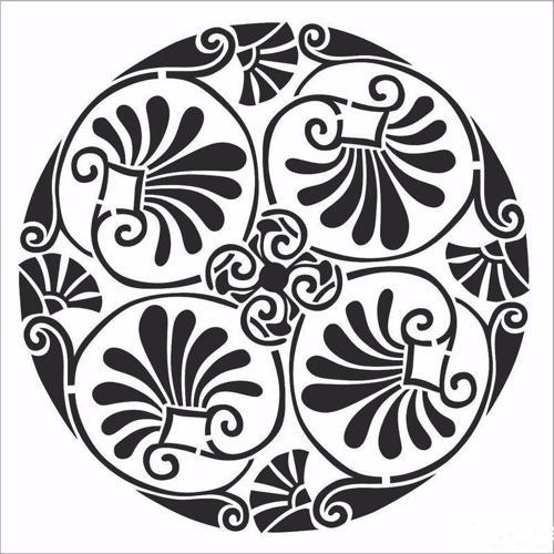 HD115 Home Dekor Stencil 45x45