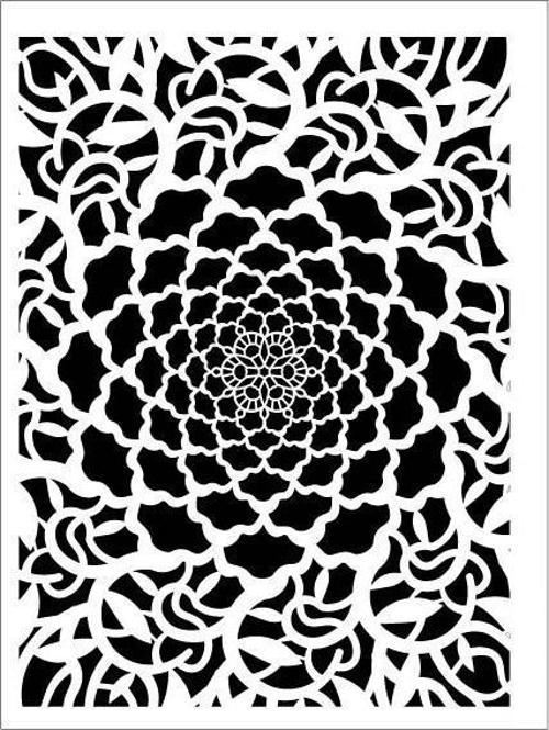 NEW BACKROUND BÜYÜK STENCIL NBC-4 21X30