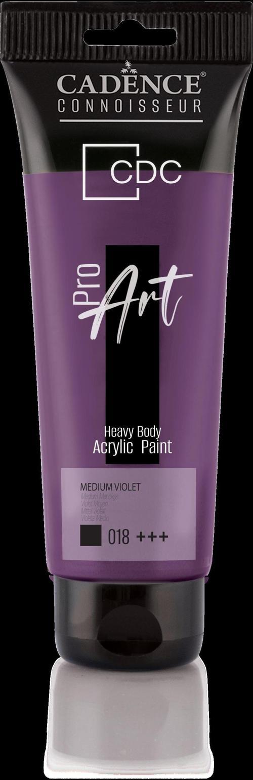 PROART HEAVY BODY AKRİLİK BOYA PR-018 MEDIUM MENEKŞE 120ML