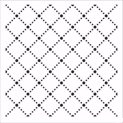 HD158 Home Dekor Stencil 45x45