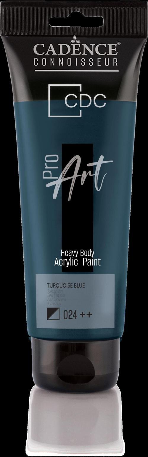 PROART HEAVY BODY AKRİLİK BOYA PR-024 TURKUAZ MAVİ 120ML