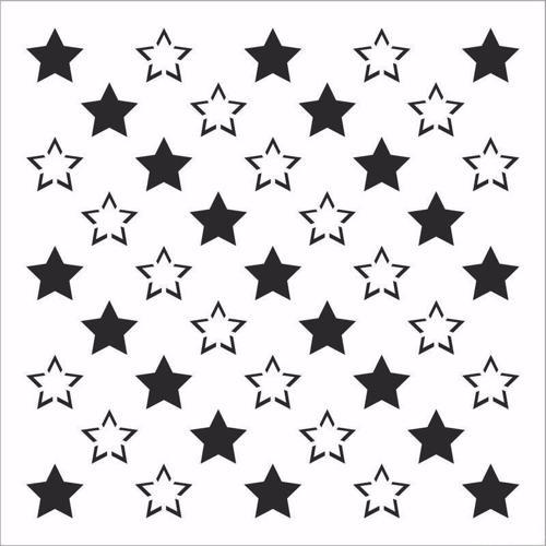 HD163 Home Dekor Stencil 45x45