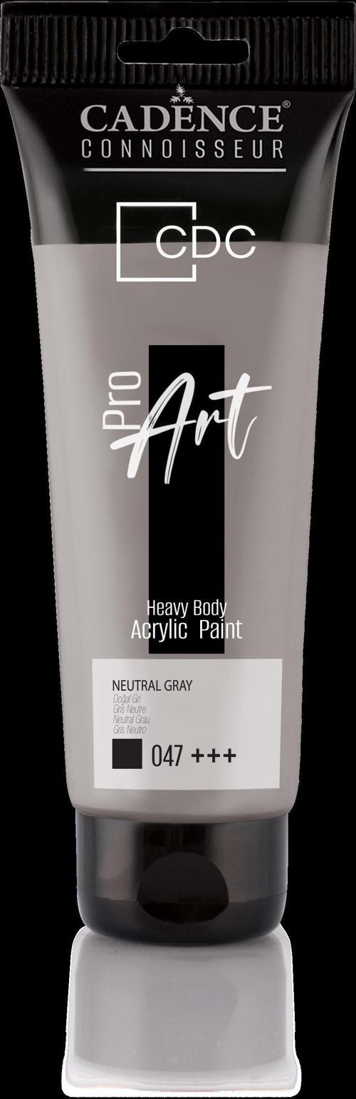 PROART HEAVY BODY AKRİLİK BOYA PR-047 DOĞAL GRİ 120ML