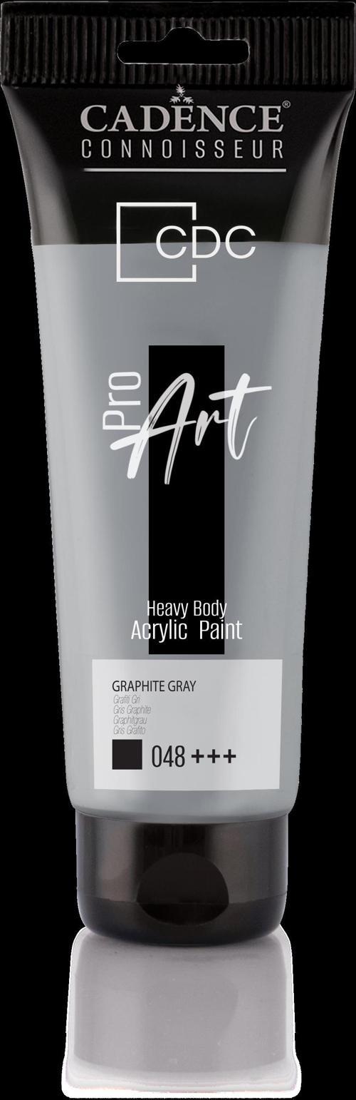 PROART HEAVY BODY AKRİLİK BOYA PR-048 GRAFİTİ GRİ 120ML