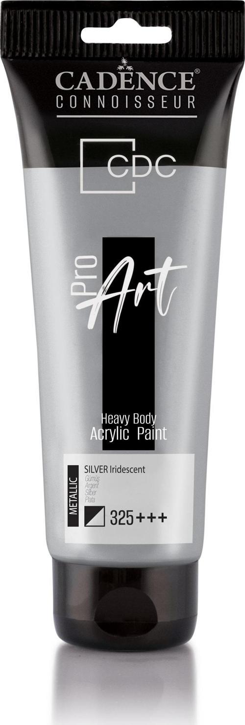 PROART HEAVY BODY METALİK AKRİLİK BOYA PRM-325 GÜMÜŞ 120ML