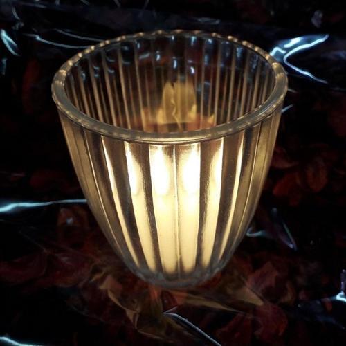 7 Adet Büyük Boy Tea Light Mum Için Cam Mumluk Tealight Cam Mumluk 7X4X8 Cm Sevgililer Gününe Özel