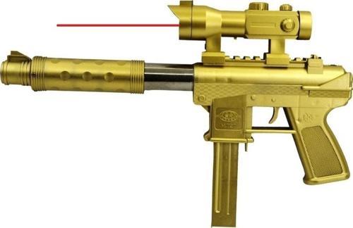 Gold Dürbünlü Lazerli Boncuk Tabancası Boncuk Atan Tabanca 6Mm Boncuk Oyuncak Tabanca Oyuncak Silah