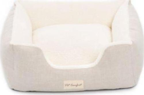 Echo  Ekru-Ekru Kedi ve Köpek Yatağı S 60x50cm