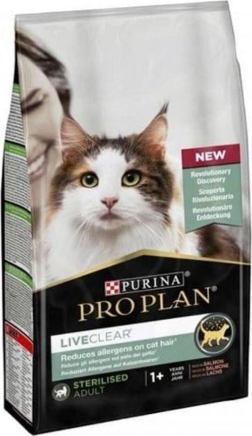 LiveClear Sterilised Somon Kedi Maması 1,4 Kg