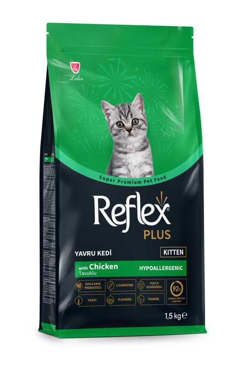 Plus Hipoalerjenik Tavuklu Yavru Kedi Maması 1,5 kg