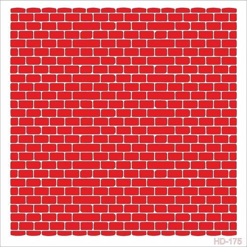 HD175 Taş Duvar Stencil 45x45