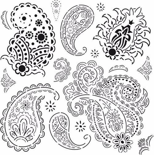 HDM107 Home Dekor Midi Stencil (25X25)
