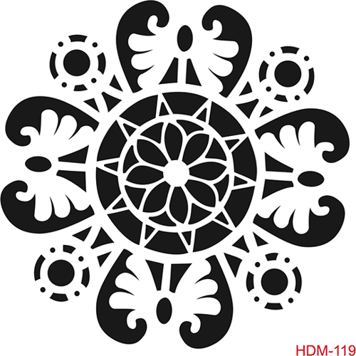 HDM119 Home Dekor Midi Stencil (25X25)