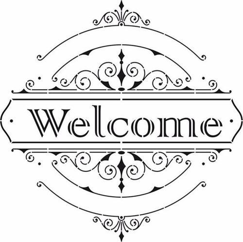 HOME DECOR STENCIL HD-43 45X45