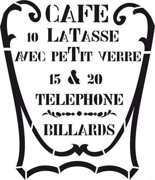 HOME DECOR STENCIL HD-46 45X45