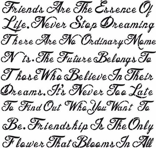 HOME DECOR STENCIL HD-52 45X45