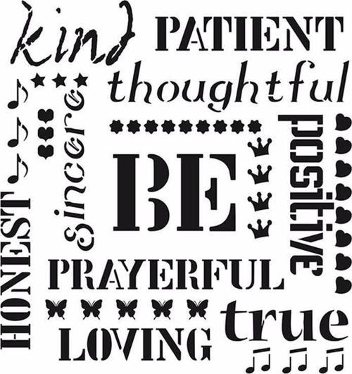 HOME DECOR STENCIL HD-56 45X45