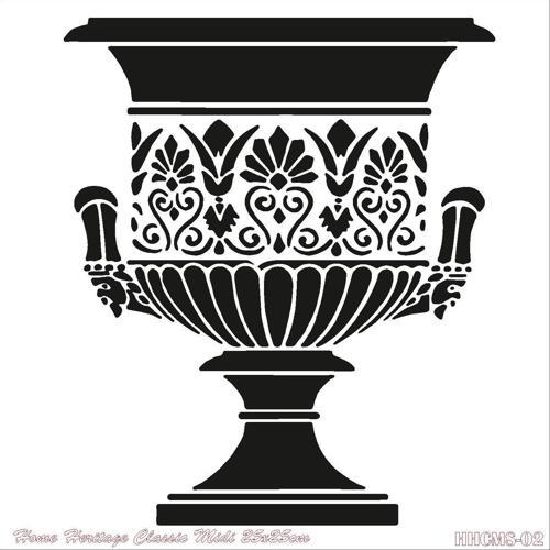 HOME HERITAGE CLASSIC MIDI 25X25CM HHCMS-02 STENCİL