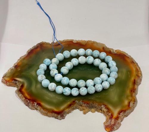Larimar Taşı Dizi - 10 mm