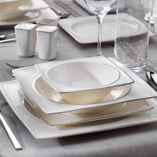 Glamor Pure 60 Parça 12 Kişilik Yemek Takımı-PLT01