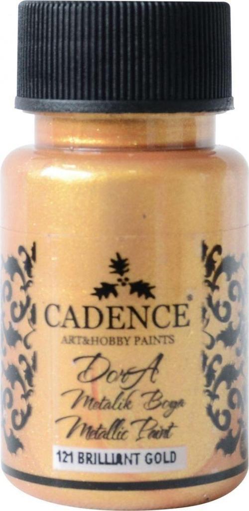 121 Brilliant Gold Dora Metalik Boya 50ML(cc)