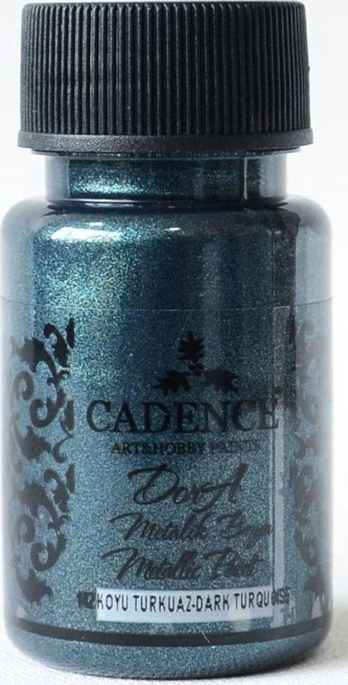 142 Koyu Turkuaz Dora Metalik Boya 50ML(cc)