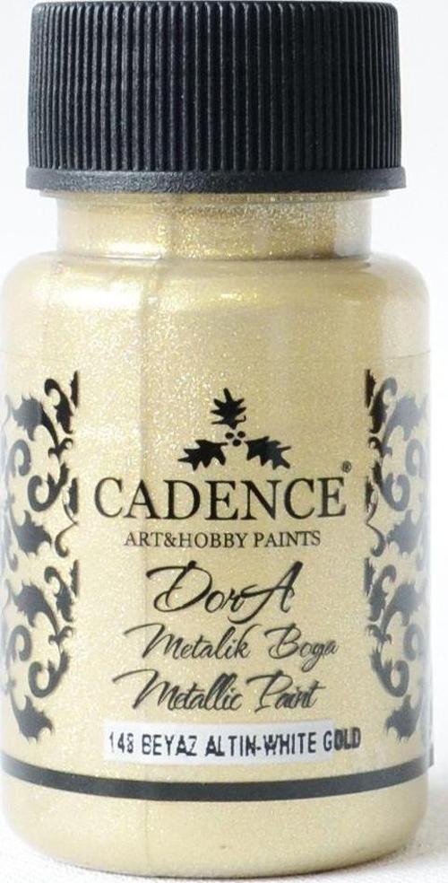 148 Beyaz Altın Dora Metalik Boya 50ML(cc)