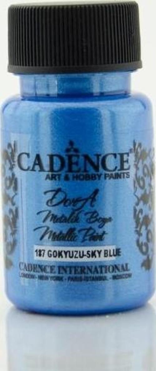 187 Gökyüzü Mavi - Dora Metalik Boya 50ML