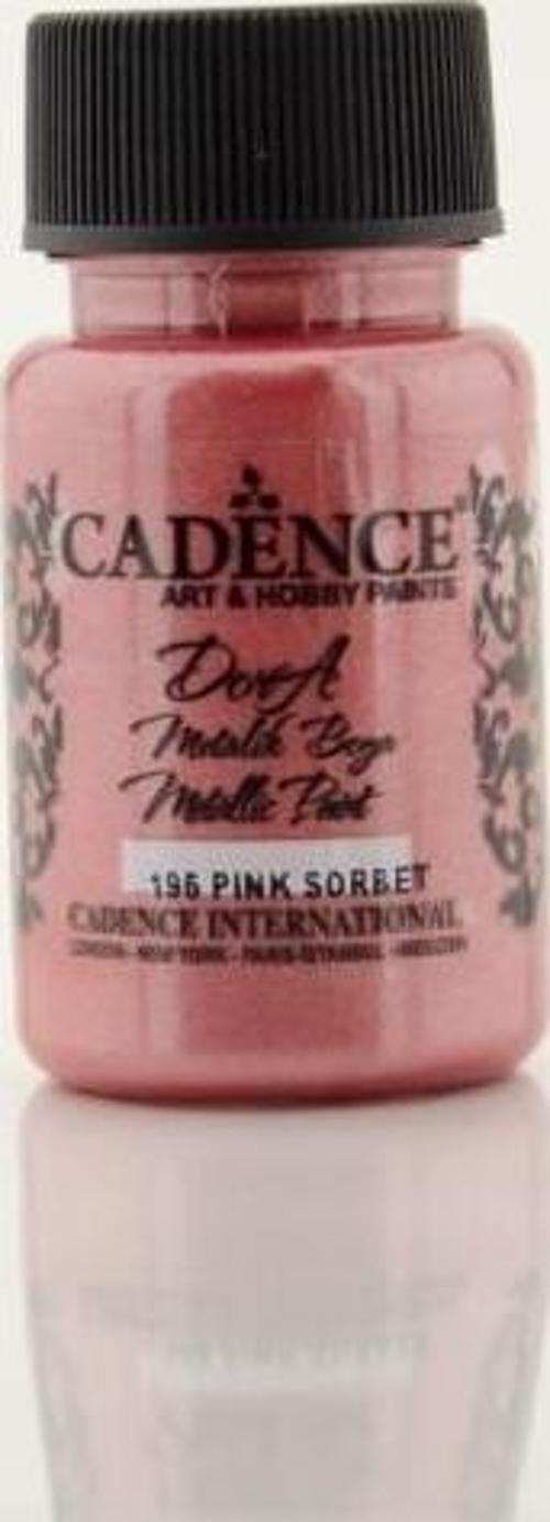 196 Pembe Sorbet - Dora Metalik Boya 50ML