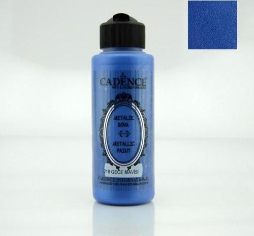 218 Gece Mavisi 120ML Metalik Boya